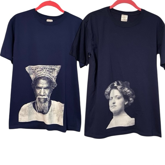 Stedman Other - Y2K Bundle of 2 Stedman Graphic Tees Short Sleeve Crewneck Medium Navy Blue